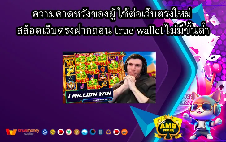 ความคาดหวังของผู้ใช้ต่อเว็บตรงใหม่-สล็อตเว็บตรงฝากถอน-true-wallet-ไม่มีขั้นต่ํา-1.webp